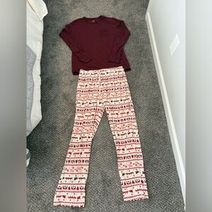 Burt’s Bees - Season's Greetings Fair Isle Men's Large Christmas Pajamas